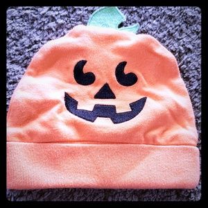 Unisex 0-6 months Halloween pumpkin hat